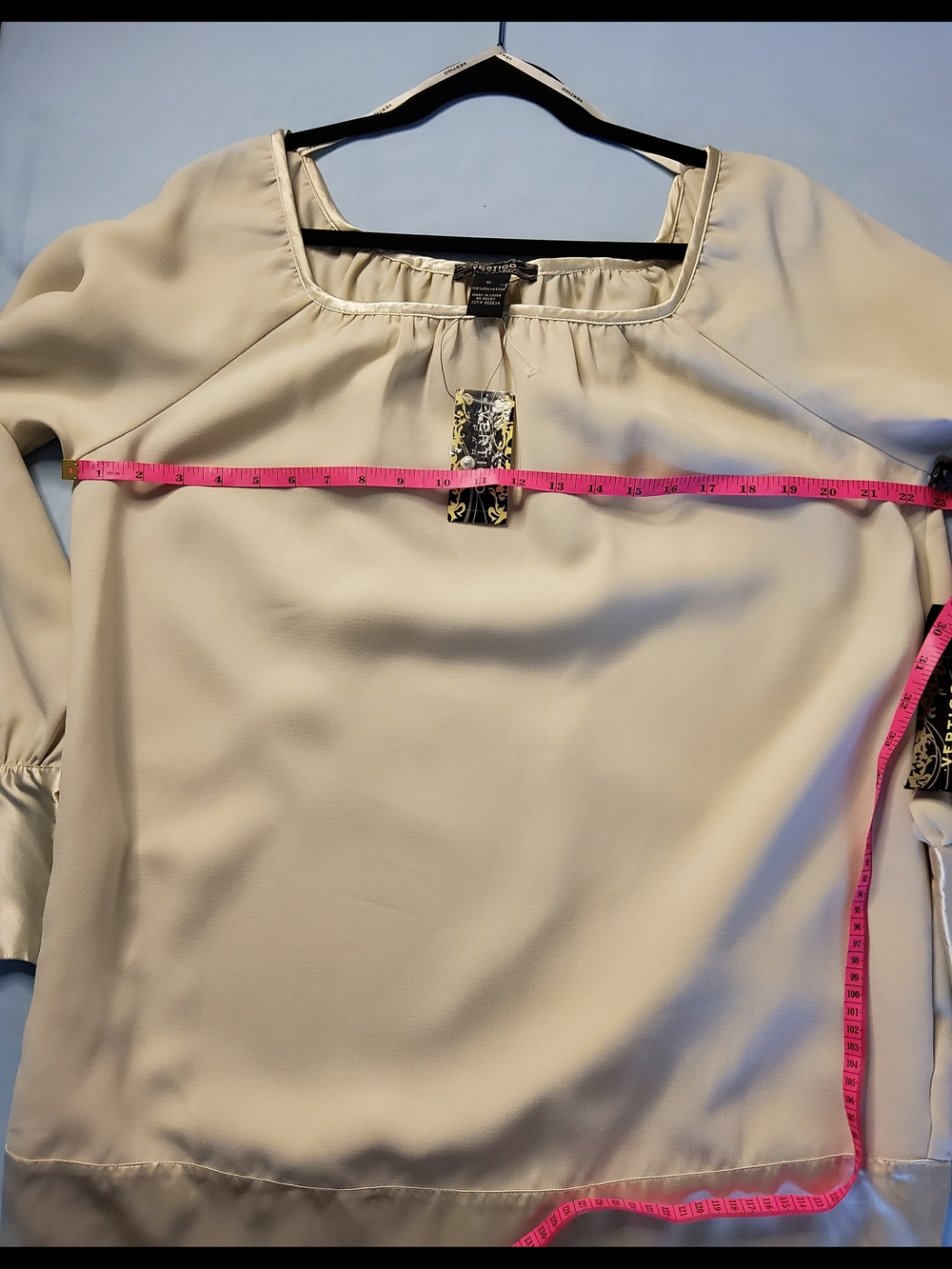 Vertigo PARIS Cream Satin-Trim Dress - Picture 8 of 16